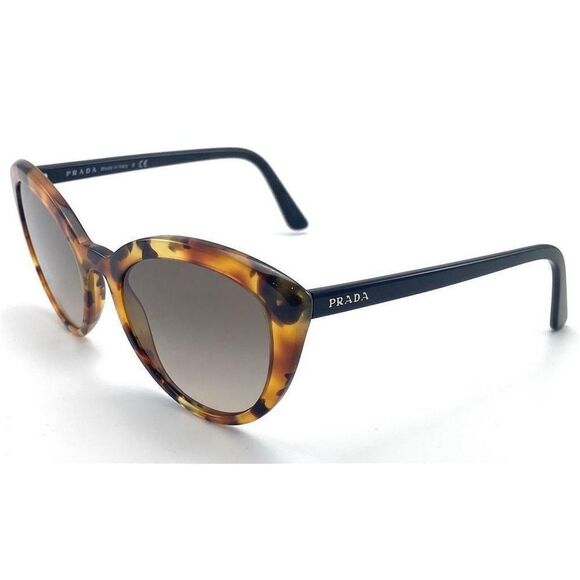NEW PRADA SPR 02V UF3-3D0 TORTOICE AUTHENTIC SUNGLASSES SPR02V 54-20 - Picture 1 of 6